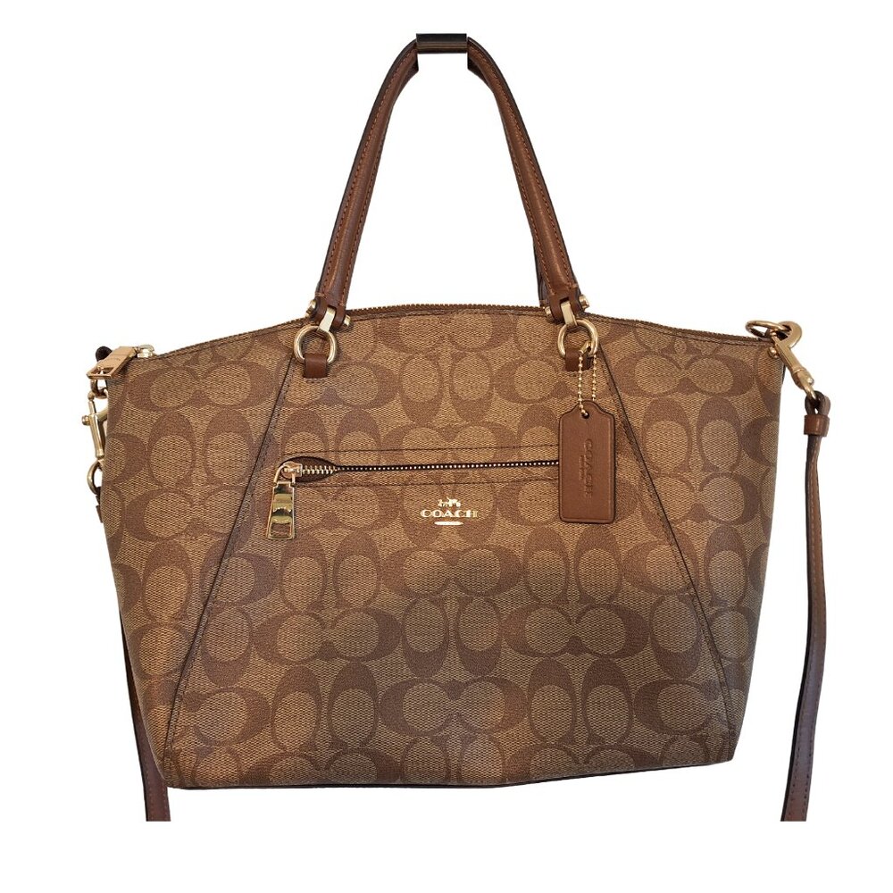 Coach Prairie F79998 Women's Satchel Crossbody - Khaki